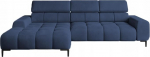 DomoHome polsterdatud nurgas L-kujuline vasakpoolne, nurgas diivanvoodi magamisfunktsiooniga, v&auml;ike 3-kohaline reguleeritav peatugi ja iste, kangas: 177 x 270 x 99 cm, sinine v&auml;rv: Monolith 177 x 270 x 99 cm, sinine