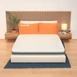 Topeltm&auml;lu madrats 160 x 190 k&otilde;rge 30 cm eemaldatav plaat M&auml;luvahust ortopeediline meditsiinilise tootega 7 kuni 9 tsooni ja veevahuplaat 21 cm Allergia Bezug Mites ja hingav 4ft6 Topeltm&auml;lu vahtmadrats - Cabrio