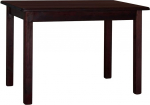 k koma P&auml;hklipuu viimistlusega massiivne m&auml;nni laud - Elegantne disain p&auml;hkliv&auml;rviga 120 x 70 cm