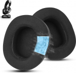 Ersatz-Ohrpolster f&uuml;r SteelSeries Arctis, Nova Pro Wired, Nova 1/1X/1P/3/7/7X/7P Gaming-Kopfh&ouml;rer - verbesserter Klang, hoher Komfort (schwarz)