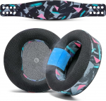 WC Mod Kit For Maxwell Gen 1 - Cooling Gel Ear Pads + Silicone Headband Compatible with Audeze Maxwell for Xbox & PS5 Gen 1 by Wicked Cushions | Improved Comfort & Cooling | 90ndate Black