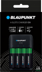 Blaupunkt Standard laadija 1-4 NI-MH akule, 8-10 tundi laadimisaega, sisaldab 4 AA Blaupunkt akut.