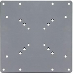 200 x 200 VESA Silver Mount Adapter Plate by electrosmart&reg; Convert TV Wall Bracket 50/75 / 100 mm