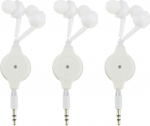 Hemobllo sisset&otilde;mmatavad k&otilde;rvaklapid 3 Pack Wired 3.5mm Jack Stereo Wired k&otilde;rvaklapid mobiiltelefonidele s&uuml;learvutitele