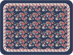 Esstischmatten, Lederuntersetzer, 4 St&uuml;ck, Retro-Tischset, Leder, Heim-Isolierunterlage, Tischsets im klassischen Stil, K&uuml;chen-Esszubeh&ouml;r (Farbe: A) (Farbe: H) (V&auml;rv : D)