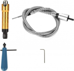 Akozon Flexible Rotary Drill 6 mm Flexible Flex Shaft Fit Electric Drill Rotary Grinder Tool 0.5-6.5 mm Chuck