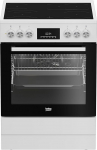 Beko FBM67320WS Vabalt seisev pliit, 60 cm ahju, 72 l maht, aurupuhastus SteamShine, 8 kuumuse t&uuml;&uuml;pi, multifunktsionaalne ahju, valge