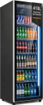J&Auml;&Auml;MINE. FourSixty A Getr&auml;nkek&uuml;hlschrank mit 410L Kapazit&auml;t, Glast&uuml;r & LED-Beleuchtung - Flaschenk&uuml;hlschrank, Aluminiumrahmen, Bierk&uuml;hlschrank, Auto-Abtauung, 4 bis +10 &deg;C