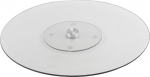 Apollo The Housewares Lazy Susan klaasist Lazy Susan, 50 cm, stiilne p&ouml;&ouml;rlev tsentraal, mis sobib ideaalselt restoranidesse ja suurtesse kogunemistesse, lihtne hooldada, klaasist.