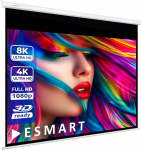 ESMART Professional Mirolo rulooekraan (suuruste valik), 203 x 152 cm (100 tolli), 4:3, kodukino projektor, projektsiooniekraan rulooekraan, LCD, LED