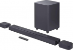 JBL Bar 800 - 5.1.2-kanaliline Soundbar kodukino helis&uuml;steemile - eemaldatavate Surround-k&otilde;laritega ja Dolby Atmos Surround-heliga - must, UK-pistik (t&uuml;&uuml;p G)