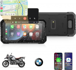 BMW Motorrad Carplay Display Wireless Carplay Android Auto Motorad CarPlay koos 6,25-Zoll puuteekraaniga IP67 Wasserdicht Motorrad Car Play Bildschirm mit Dual-Bluetooth Navi Sprachsteuerung Mirror Link