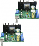 Hailege 2tk TDA2050 Mono Audio Amplifier Module Digital Mono Amplifier Board DC/AC 5-24V v&auml;ljund 5W-120W k&otilde;larile