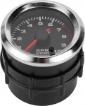 Acouto 52 Mm/2 Zoll 7-Farben-Drehzahlmesser mit Messung von 0-10.000 U/min Ist Ihr Steppin-Drehzahlmesser, 0-10.000 U/min, Zeiger-,