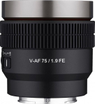 Rokinon 75mm T1.9 t&auml;iskaader Cine autofookusobjektiiv Sony E jaoks (CAF75-NEX)