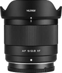 VILTROX 9 mm F2.8 XF objektiiv Fuji jaoks, AF 9 mm f/2.8 laiatarbe autofookusega APS-C XF objektiiv, &uuml;hildub Fujifilm X-Mount kaameratega X-A7, X-E4, X-H1, X-Pro3, X-S10, X-T2, X-T3, X-T4, X-T30, X-H2