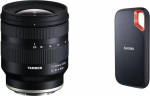 TAMRON B060 11-20mm F/2.8 Di III-A RXD, Lens for Sony E-Mount (APS-C), Black, Wide Angle & SanDisk Extreme Portable SSD 1TB
