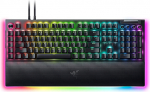 Razer BlackWidow V4 Pro (roheline l&uuml;liti) - mehaaniline m&auml;nguklaviatuur (kl&otilde;psavad mehaanilised l&uuml;litid, k&auml;suratas ja 8 makroklahvi, multifunktsionaalne rull, randmetugi) QWERTY US-Layout, must