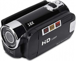 Socobeta digitaalne videokaamera videokaamera videokaamera 16x HD 128g v&auml;lise m&auml;lukaardi 270&deg; p&ouml;&ouml;ramine DV m&auml;ngija (must)