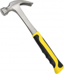H&auml;mmer, Klauenhammer aus einer St&uuml;ck geschmiedet, PVC-Polstergriff for Antivibrationshammer. Materjal: Kohlenstoffstahl, Spezifikationen: 0,5 kg.(Spetsifikatsioonid:0.75KG)