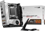 MSI MPG B650I Edge WiFi Gaming emaplaat (AMD AM5, Mini-ITX, DDR5, PCIe 4.0, M.2, SATA 6Gb/s, USB 3.2 Gen 2, HDMI, Wi-Fi 6E, AMD Ryzen 7000 seeria lauaarvuti protsessorid)