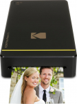 Kodak PM 210 termosublimatsiooniga Mini kaasaskantav mobiilne kiirfotoprinter - must