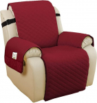 KXAOXGRC Diivanite k&auml;etugede kaitsekatted, 1 komplekt diivanikate, eemaldatav lastematt, tugitooli istuja, m&ouml;&ouml;bli kaitse, kaitsekatted, pestavad k&auml;etugede katted (Burgundia, v&auml;ike)