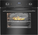 Bomann Built-in Oven with Grill, Hot Air & Top/Bottom Heat, Oven 56 L, Oven with 50 &deg;C - 250 &deg;C Range & Touch Control, Oven with 9 Oven Functions and Removable Door, EBO 7911 Black