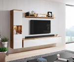 Modern 4 Piece Living Room Furniture Set with TV Stand Contemporary RTV Furniture Set for Living Room