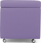 Arketicom New Pandora Swing Bean Bag with Wheels in Faux Leather Footrest with Wheels Seat Seat Seat Padded Rubber Spring Puff Design Main Decor Coffee Table