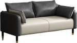 WANJEX Sofas und Couches im italienischen Stil, Nicht waschbar, kleines Apartment-Sofa, Wohnzimmer, einfaches Sofa, Doppelsitz, kleines Sofa f&uuml;r Wohnzimmer, Ecke, Schlafzimmer, Salon, B&uuml;ro