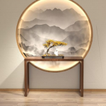 Sissep&auml;&auml;sulaud, pikk kaasaegne koridorilaud m&auml;nnipuidust, lihtne kaasaegne zen-suitsulaud, sissep&auml;&auml;sum&ouml;&ouml;bel koridori, magamistuppa, elutuppa, fuajeesse (pruun, 120 x 30 x 85 cm)