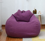 S / M / L Laisk diivanikate toolid ilma t&auml;iteaineta Linane kangas Lounger Seat Bean Bag Pouf Diivan Tatami elutoa m&ouml;&ouml;bli kate