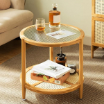 &Uuml;mmargune bambusest k&uuml;ljelaud, diivanilaud, 2 tasandit, v&auml;ike klaasist kohvilaud, &uuml;mmargune &ouml;&ouml;kapp, klaasist kohvilaud, elutoa laud, v&auml;ike laud elutuppa, magamistuppa