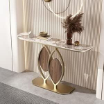 Konsolentisch, schmaler Sofatisch f&uuml;r Wohnzimmer, Eingangsbereich, Flur, Schlafzimmer - langlebiges Design f&uuml;r moderne Einrichtung