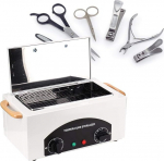 Mini Sterilizer Cabinet Electric Dry Heat High Temperature with Timer Beauty Tools Wall Mounted