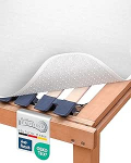Beautissu BEAUTECT madratsialuskate nupsudega, 60 x 120 cm, madratsikaitsja Box Spring voodi, libisemisvastane lamellraamipadi, libisemisvastane madratsialuskate, lamellraamikaitsja &Ouml;ko-Tex pitsatiga