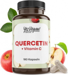 Kvertsetiin 500 mg k&otilde;rge annus (180 kapslit) koos C-vitamiiniga - Vegan - Quercetin High Dose