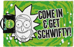 Cartoon Network" Rick and Morty, Get Schwifty Doormat, Multi-Colour, 40 x 60 cm
