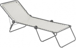 Lafuma Mobilier Siesta L Batyline Seigle II Sun Lounger 201 x 70 x 35.5 cm