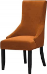 KELUINA Velvet Plush Dining Chair Covers, High Stretch Fit Wingback Side Chair Slipcovers, eemaldatav, pestav, pehme Spandex, korduvkasutatav Arm Chair Protector Cover (oranž, pakend 6)