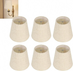 Pilipane 6 tk Candelabra lambivarjud lauavalgustite jaoks, kangast lambivarju laual&uuml;htrile, seinalambi kate, aksessuaarid, kodukaunistus