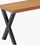 LAMO Manufaktur S&ouml;&ouml;gitoa puidust pink 30 x 80 x 47 cm M&ouml;&ouml;blijalad Disain Antratsiit / Rustic