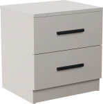 Kodune Alais p&otilde;hjamaise stiili &ouml;&ouml;kapp 2 sahtliga Praktiline ja elegantne disain Beež 40 cm lai x 46,5 cm k&otilde;rge x 35 cm s&uuml;gav