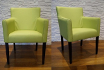 Quattro Meble Wide Genuine Leather Dining Room Chair, Cross, Armchair, Green Leather & Solid Wood Chair, Nahast ja t&auml;ispuidust toolid, Nahast toolid koos k&auml;etoega, Real Leather Dining Room Chair (ehtne nahast s&ouml;&ouml;gituba)