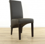 Nahast tool Felice, nahast tumepruun nahast toolid Wenge Sprung