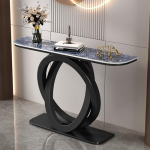 Generisch Konsolentisch, schmaler Konsolentisch mit Metallgestell, Flurtisch (A1, 100 cm)