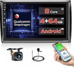 Qualcomm 8 Core 4 + 64 GB Android 15 autoraadio VW Beetle 2012-2018 traadita Carplay Android auto, 9-tolline puuteekraaniga raadio 3D automudel/jahutusventilaator/GPS/BT/WiFi/Reversioonikaamera/DSP/FM/RDS/SWC/Mic