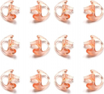 HYS k&otilde;rvaklapid helitorule - kvaliteetne silikoon - keskmise suurusega - Walkie Talkie akustilistele k&otilde;rvaklappidele (6 paari)