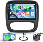 8 Core 6G + 128G 9-tolline autoraadio Android Renault Trafic Opel Vivaro B Fiat Talento Nissan NV300 Carplay traadita Android auto 360&deg; panoraamvaatega navigatsioon GPS peeglilink Bluetooth FM/RDS/EQ